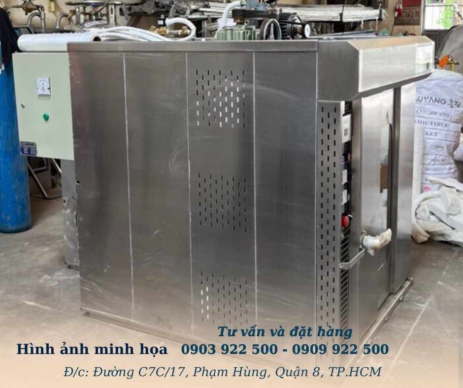 CẤU TẠO CỦA LÒ NƯỚNG BÁNH MÌ 6 KHAY KIẾN AN